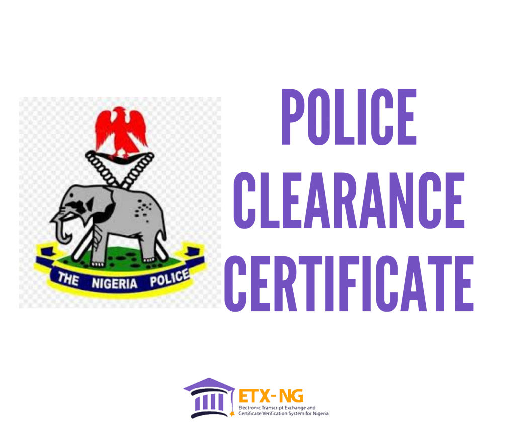 Police Clearance Certificate Online Storage MyCredentials Arena